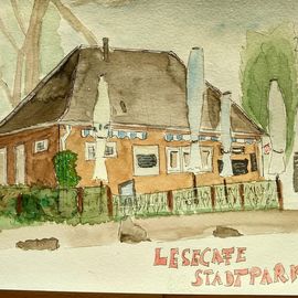 Lesecafe gemalt 