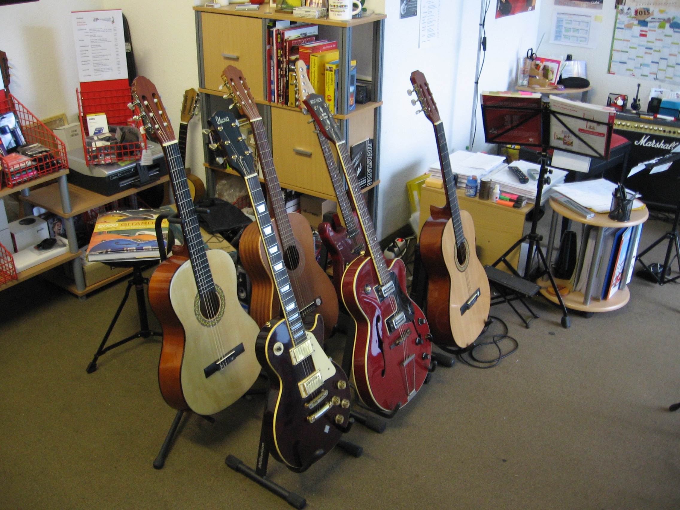 Gitarren (auch für Schüler nutzbar)