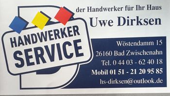 Logo von Handwerker Service Uwe Dirksen in Bad Zwischenahn