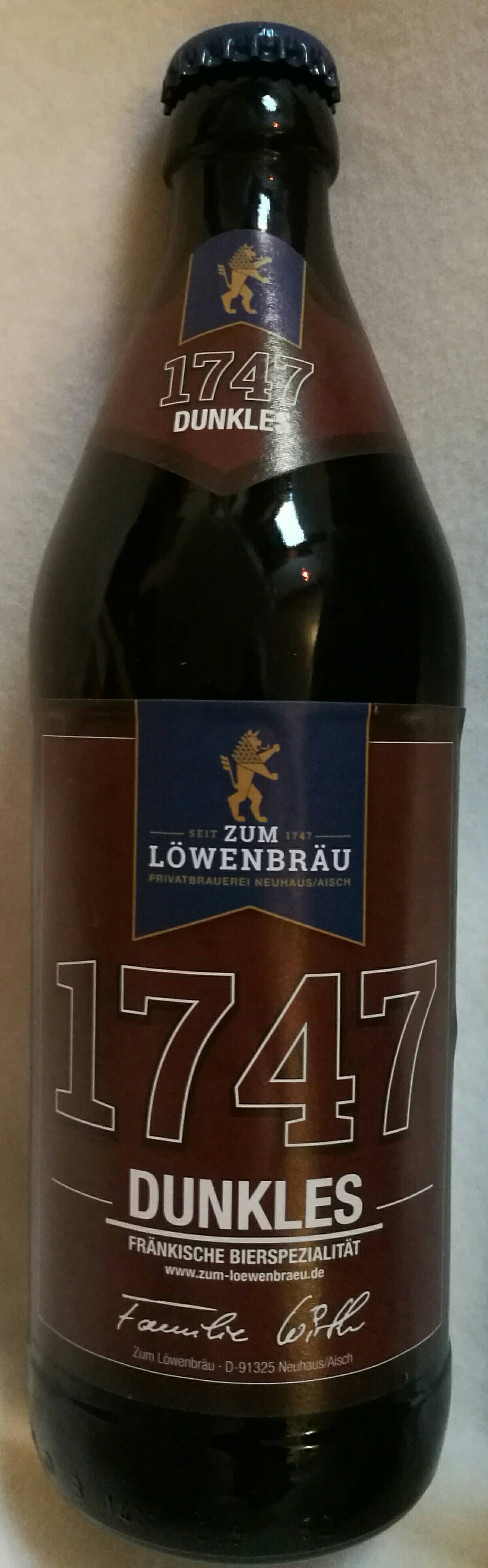 Fränkische Bierspezialität - Zum Löwenbräu 1747