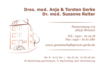 Logo von Hausärztliche Gemeinschaftspraxis Dres. med. Anja Gerke und Torsten Gerke in Bremen