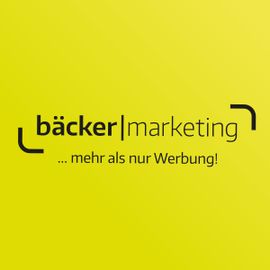 bäcker|marketing - Logo mit Slogan
