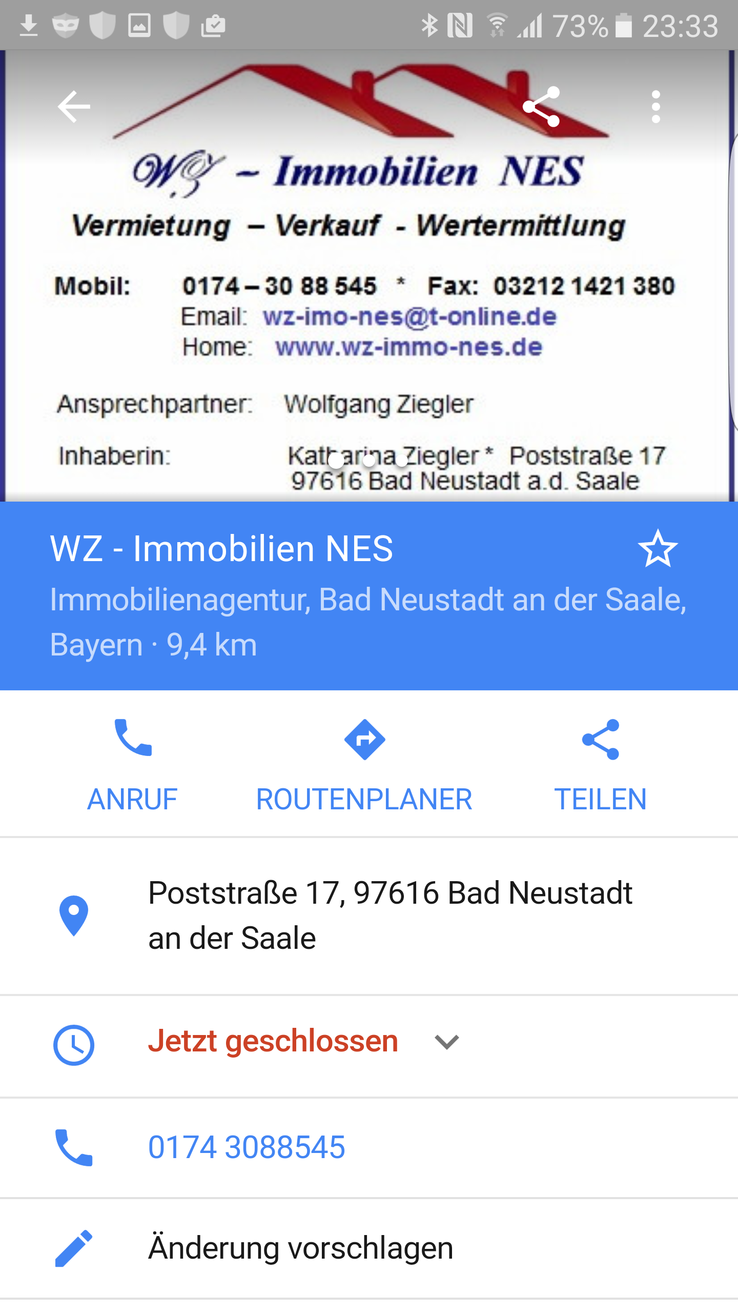 Bild 1 WZ Immobilien NES Inh. Katharina Ziegler in Bad Neustadt