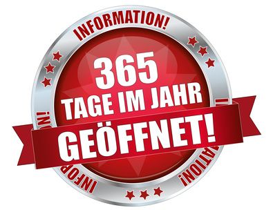 ixmal - 365 Tage / 24 Stunden täglich geöffnet