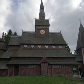 Gustav-Adolf-Stabkirche in Hahnenklee Bockswiese Stadt Goslar