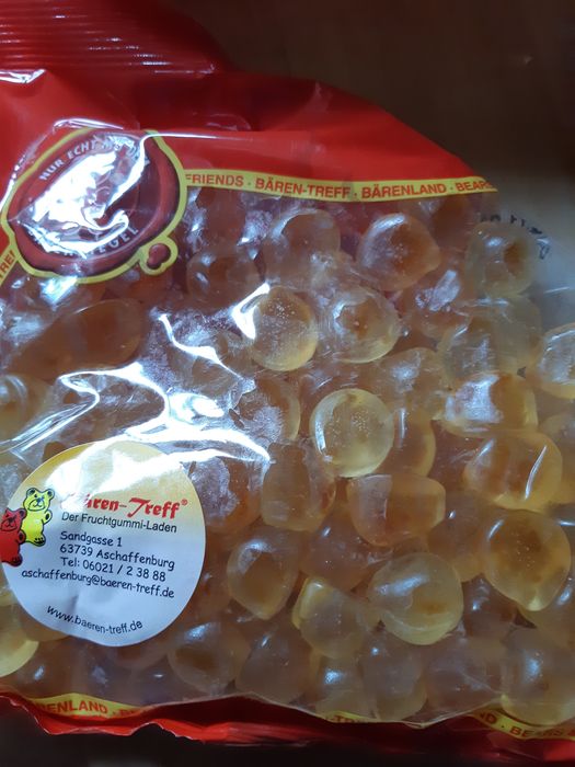 Bärentreff Aschaffenburgs Fruchtgummi Pfirsich