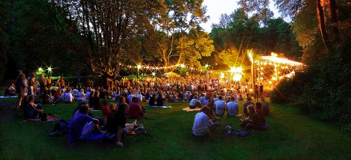 Abendstimmung open air freilichtbühne Mülheim an der Ruhr - regler produktion e.V. 