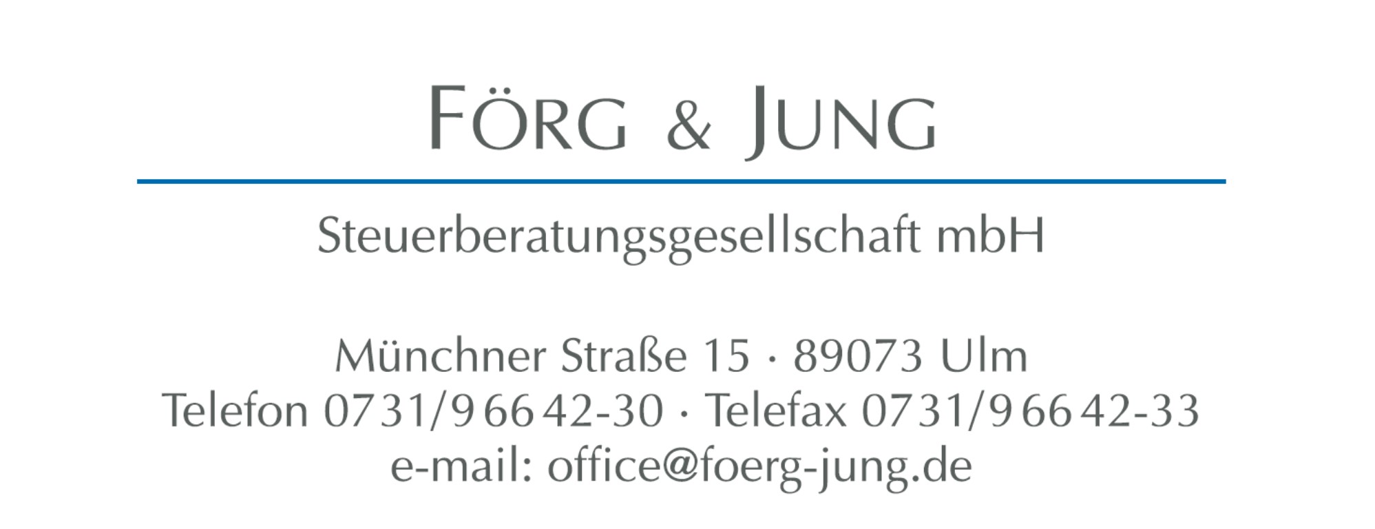 Bild 2 Förg & Jung Steuerberatungsgesellschaft mbH in Ulm
