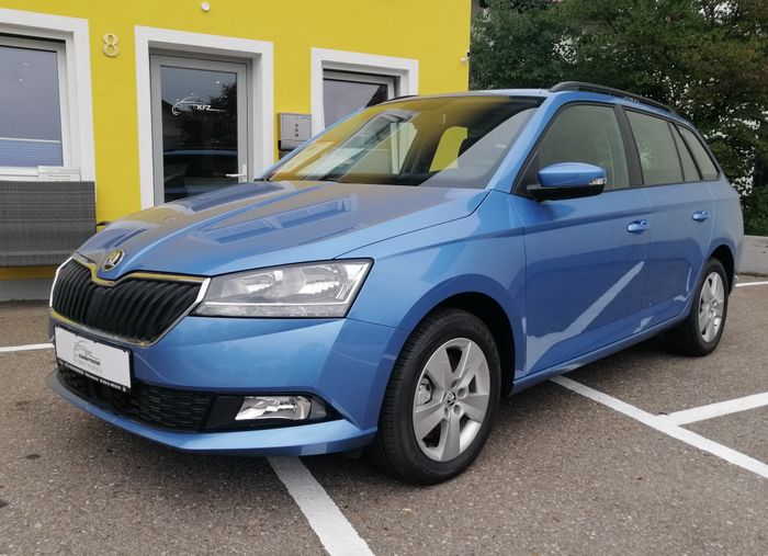 Skoda Fabia Style Denim blau Metalic Neu 