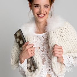 Brautjacke von Marryandbride Knittel Couture