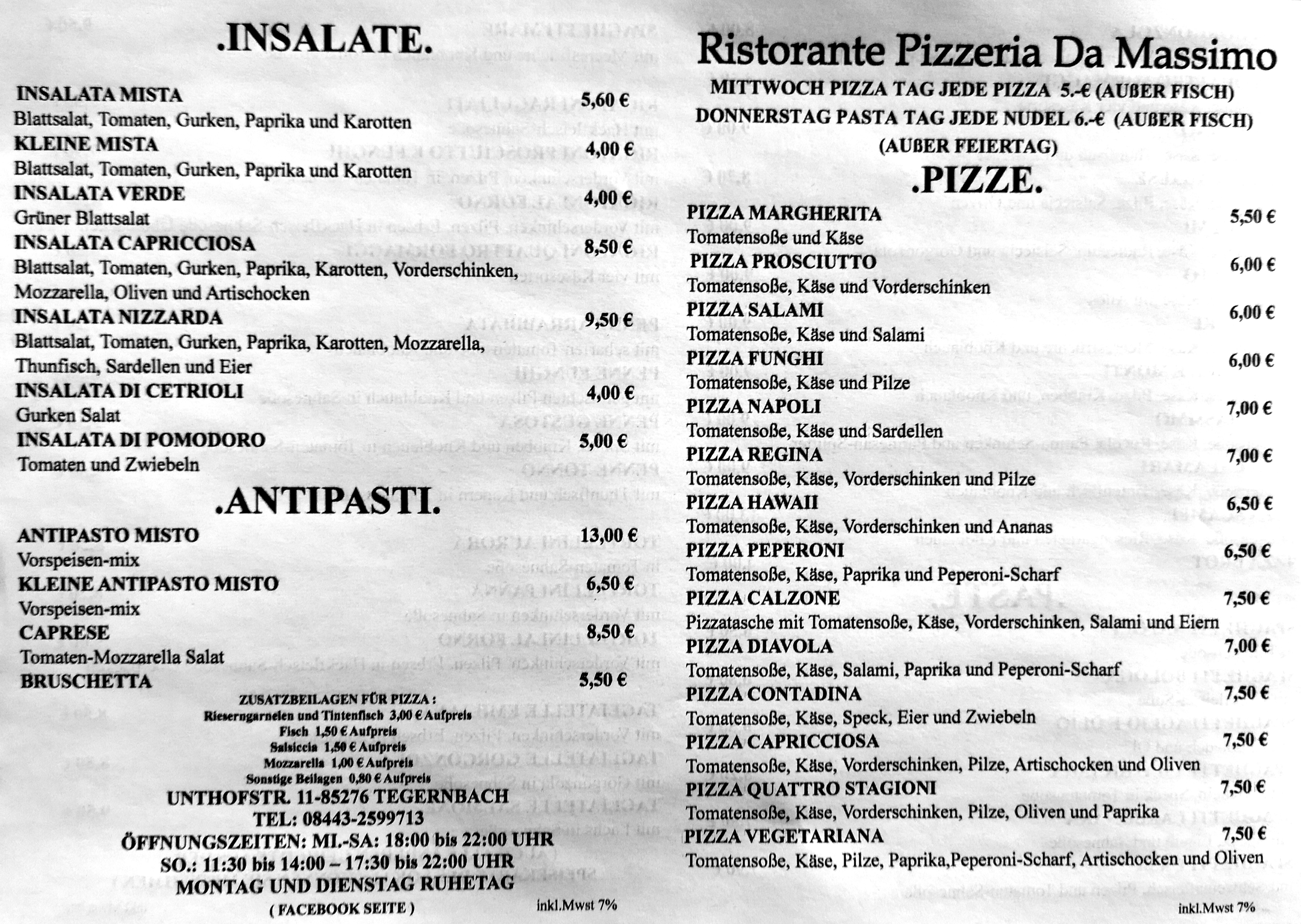 Bild 1 Ristorante Pizzeria da Massimo in Pfaffenhofen a.d.Ilm