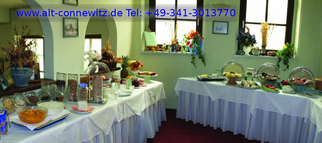 Frühstücksbuffet im Hotel Alt-Connewitz in Leipzig