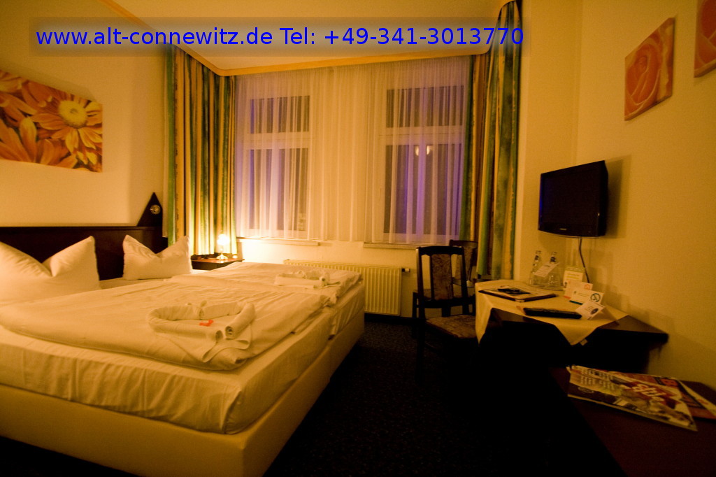 Doppelzimmer Standard im Hotel Alt-Connewitz in Leipzig