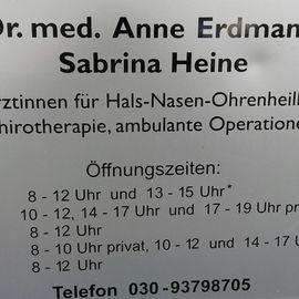HNO-Praxis Erdmann/Heine Dr. Fachärzte für HNO in Berlin