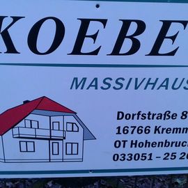 KOEBE MASSIVHAUS in Hohenbruch Stadt Kremmen