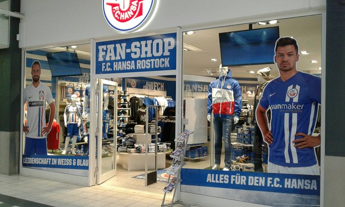 Hansa Fan-Shop im Ostseepark
