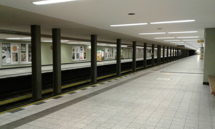 U-Bahnhof Ku'damm Bahnsteig U1