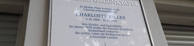 Bild zu Gedenktafel für Charlotte Jolles
