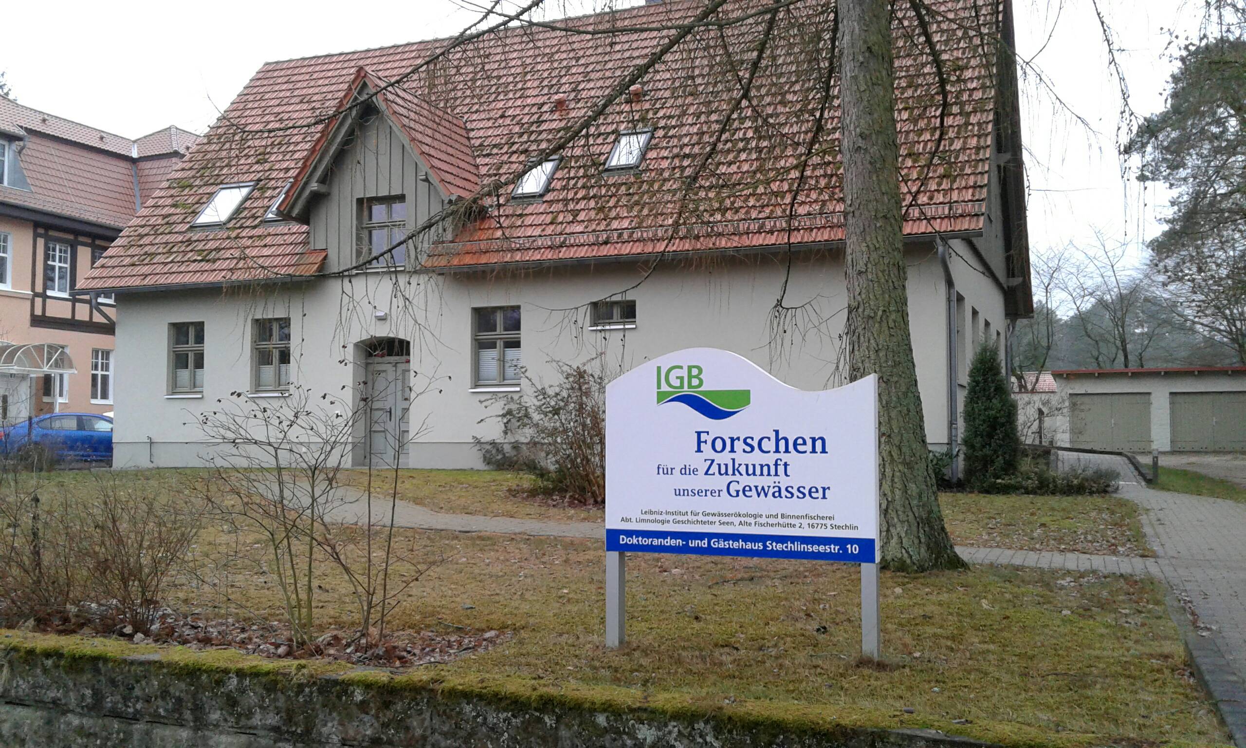 Bild 1 Institut für Gewässerökologie in Stechlin