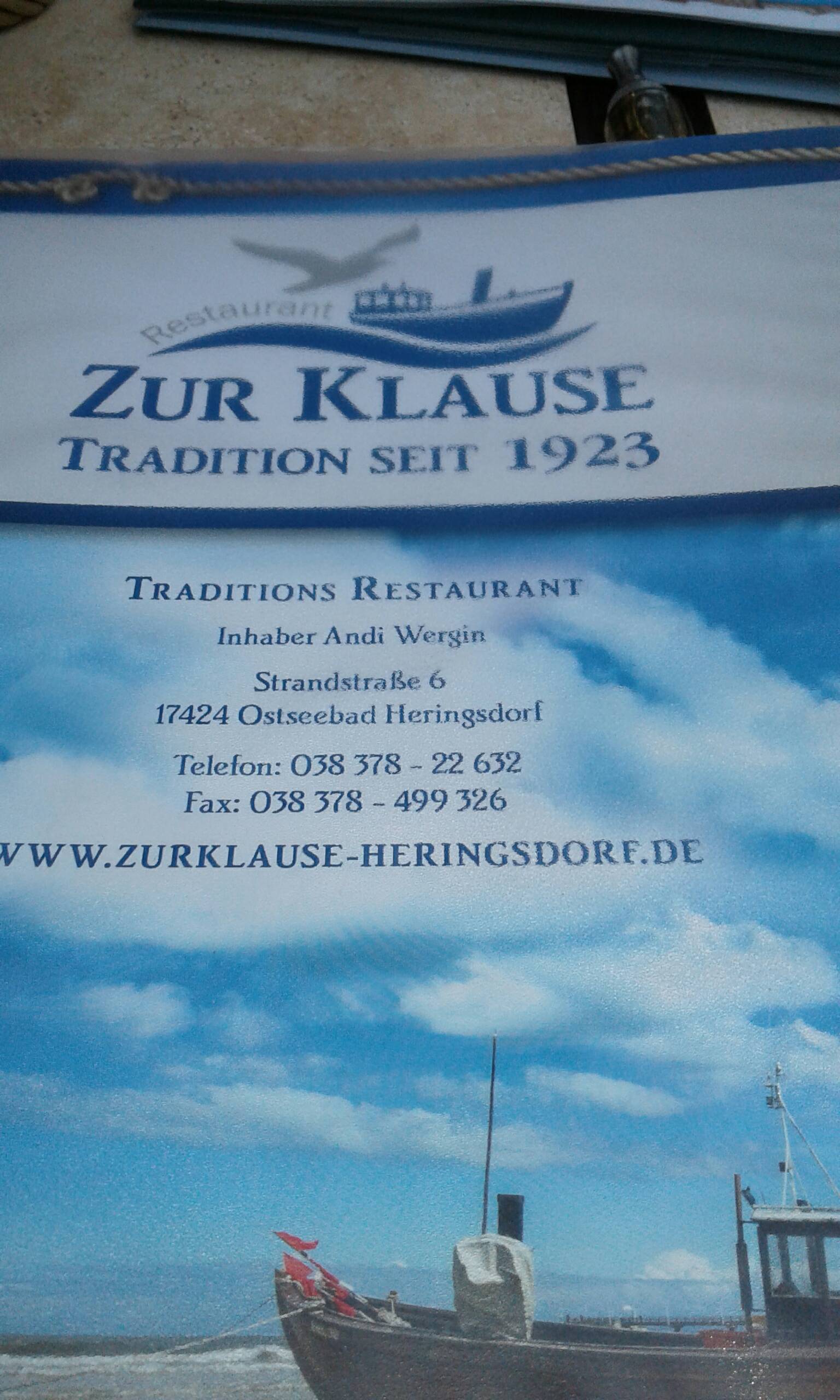 Bild 1 Zur Klause GmbH & Co. KG in Ostseebad Heringsdorf
