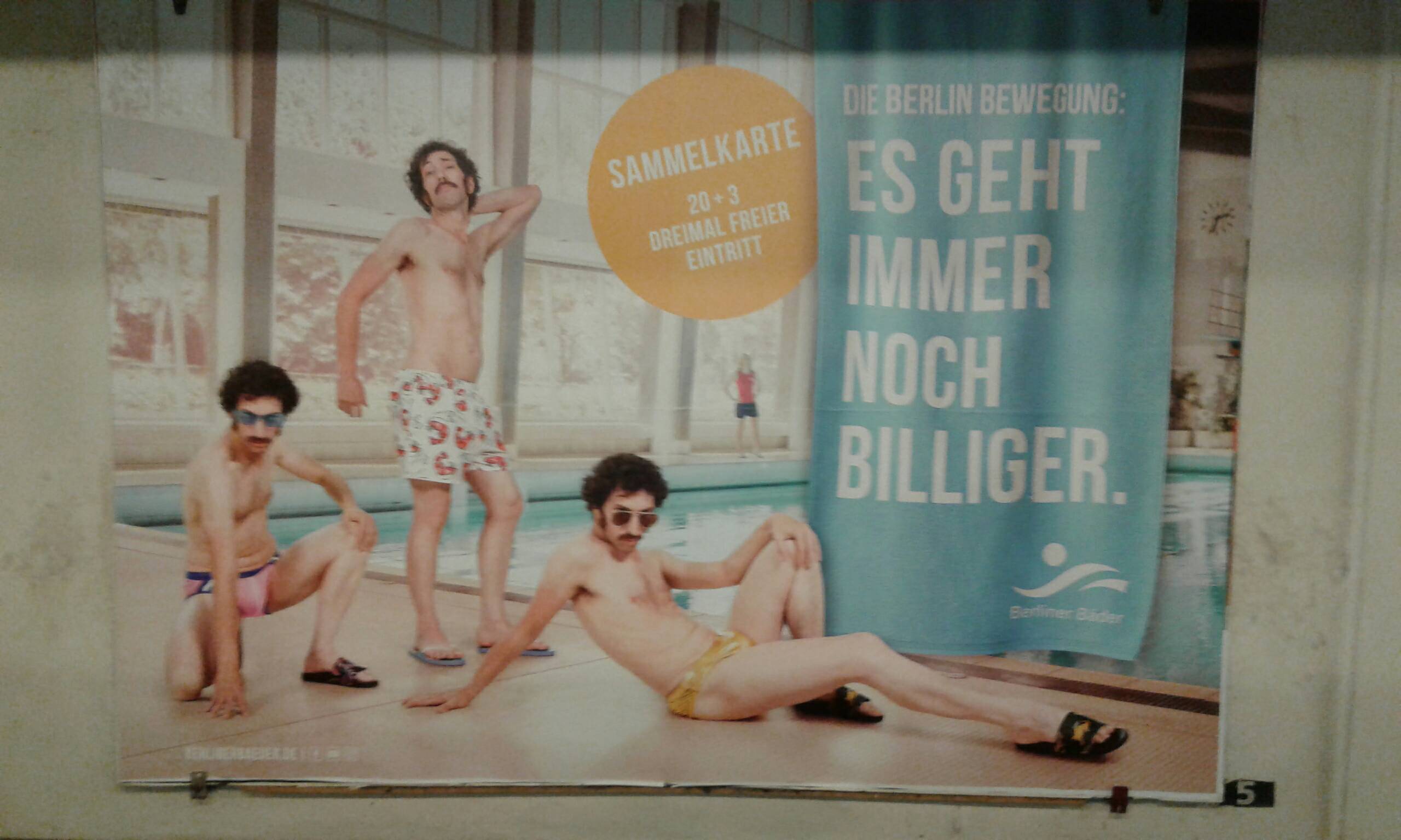 Werbung in Berliner U-Bahnhöfen