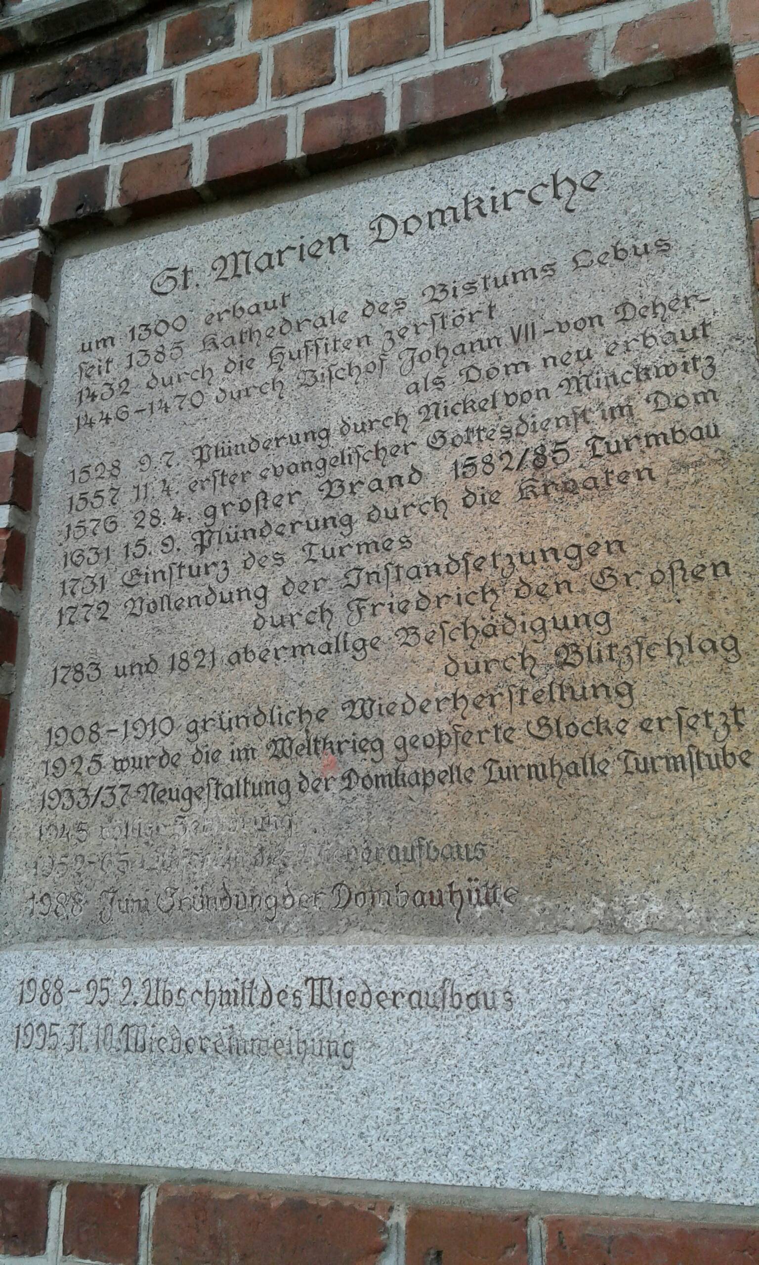 Bild 5 St. Marien - Domgemeinde Gemeindebüro in Fürstenwalde/Spree