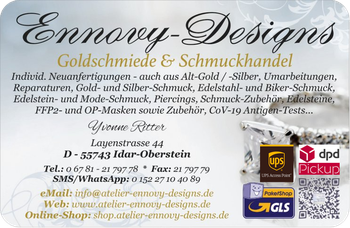 Logo von Ennovy-Designs - Goldschmiede & Schmuckhandel in Idar-Oberstein