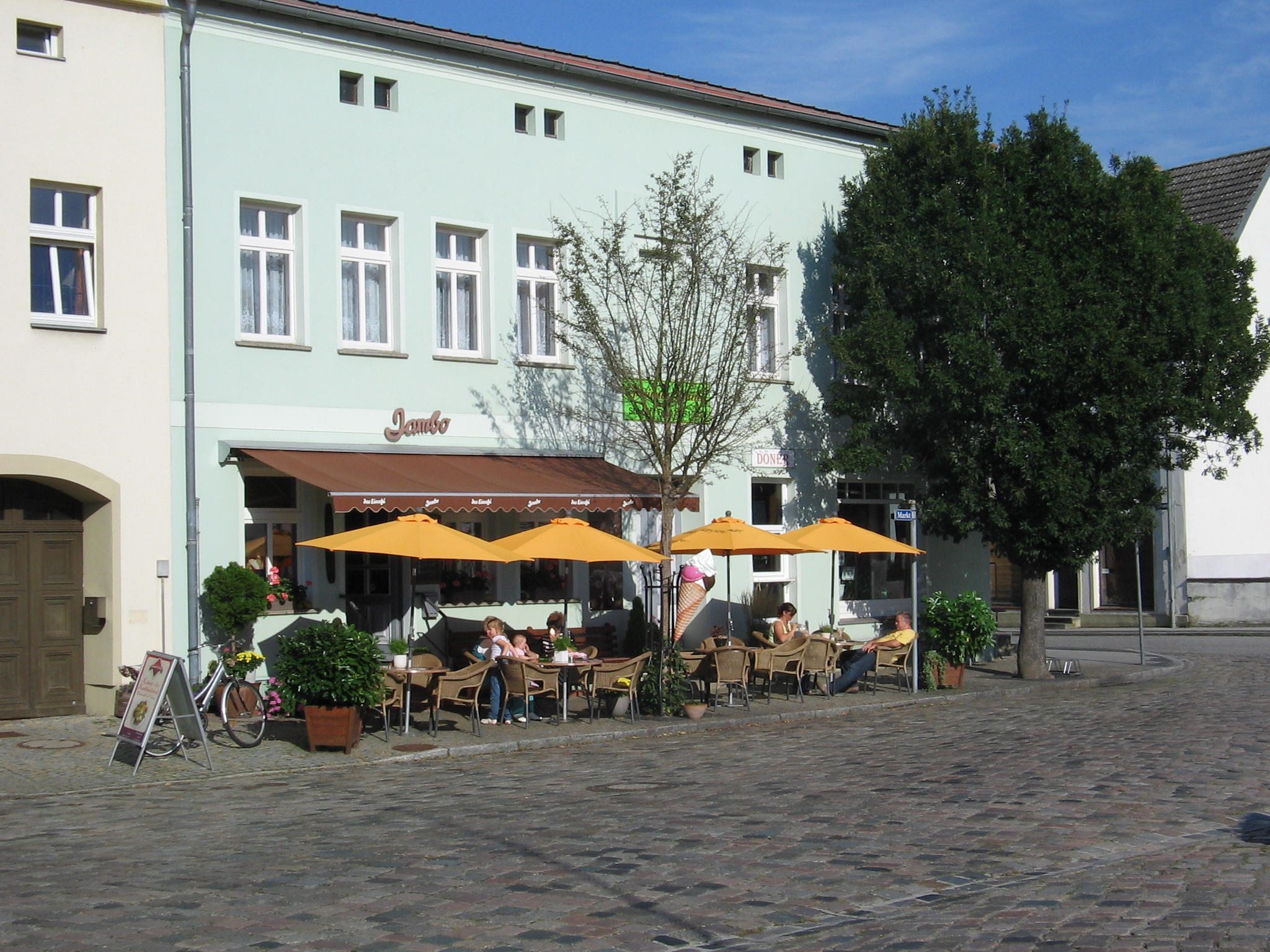 Jambo Eiscafé am Markt in Lieberose