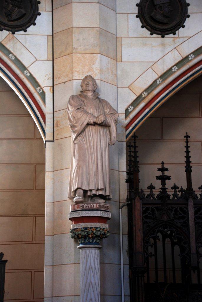Martin Luther in der Schloßkirche Wittenberg