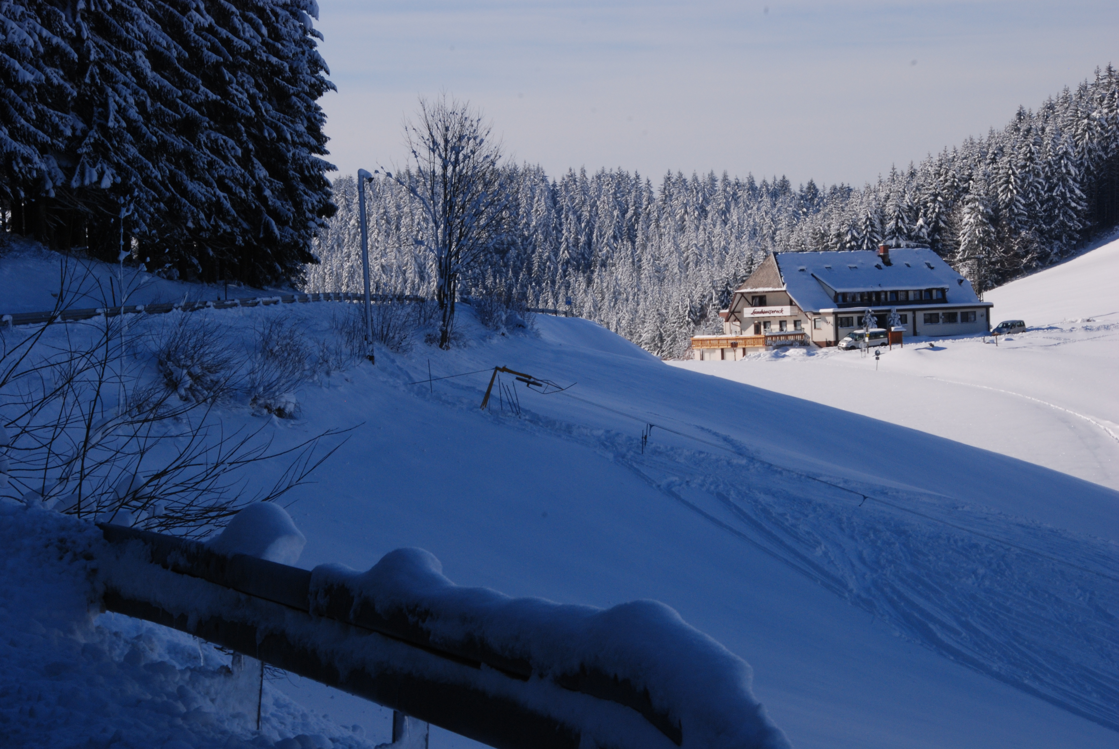 Winterzauber im Schwarzwald, Gasthaus Landwassereck