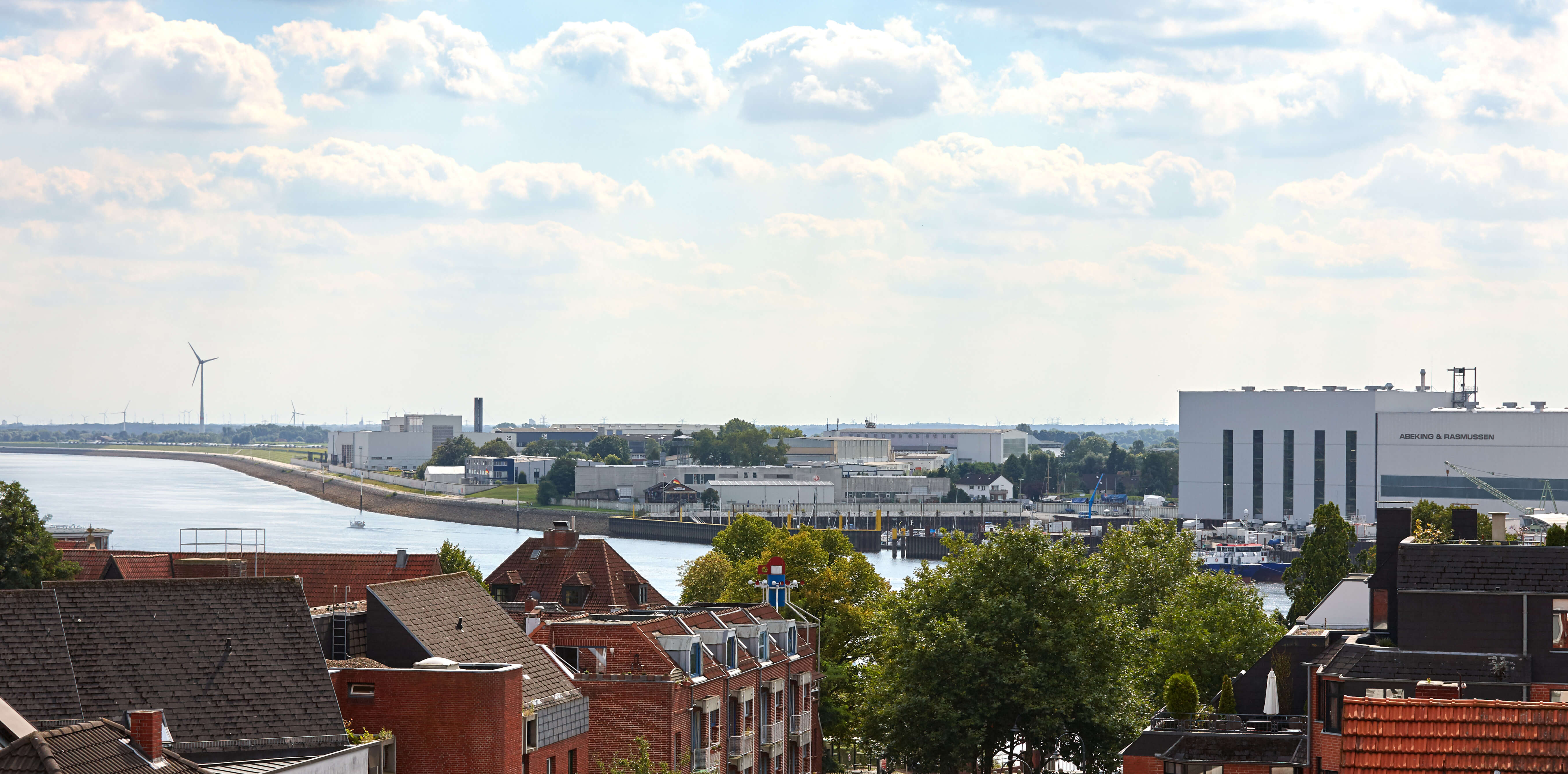 Ausblick über die Weser