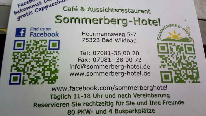 Nutzerbilder Sommerberg-Hotel Café & Aussichtsrestaurant