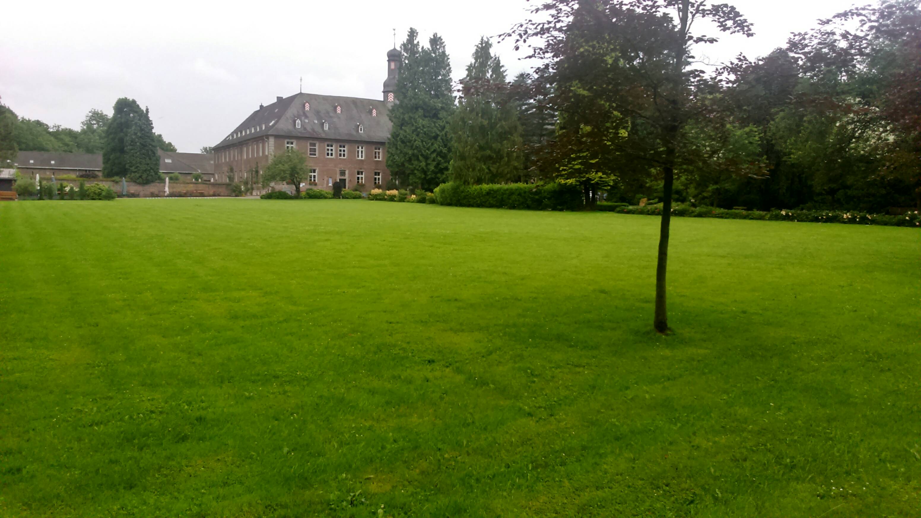 Blick über den anliegenden Klosterpark.