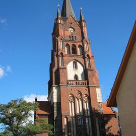 Der Mittenwalder Kirchturm. 67 m hoch und von weitem sichtbar.