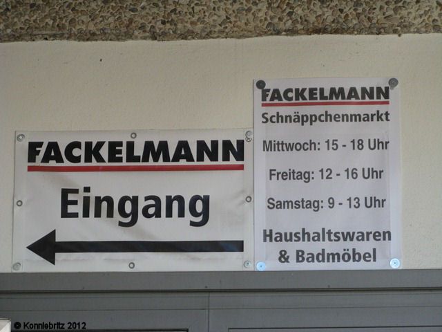 Infos zum Fackelmann-Schnäppchemarkt