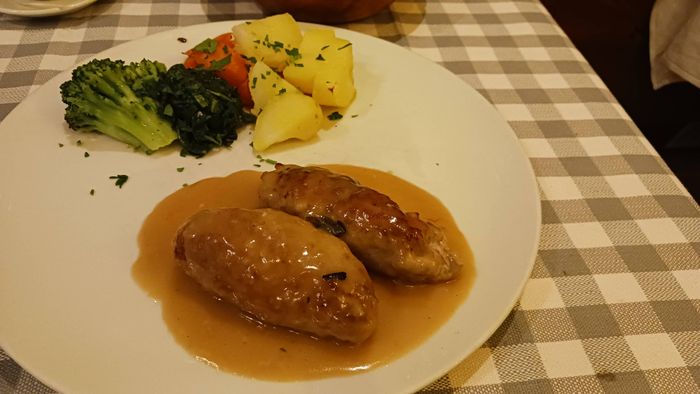 Neu auf der Karte: Involtini gefüllt mit Schinken und Käse