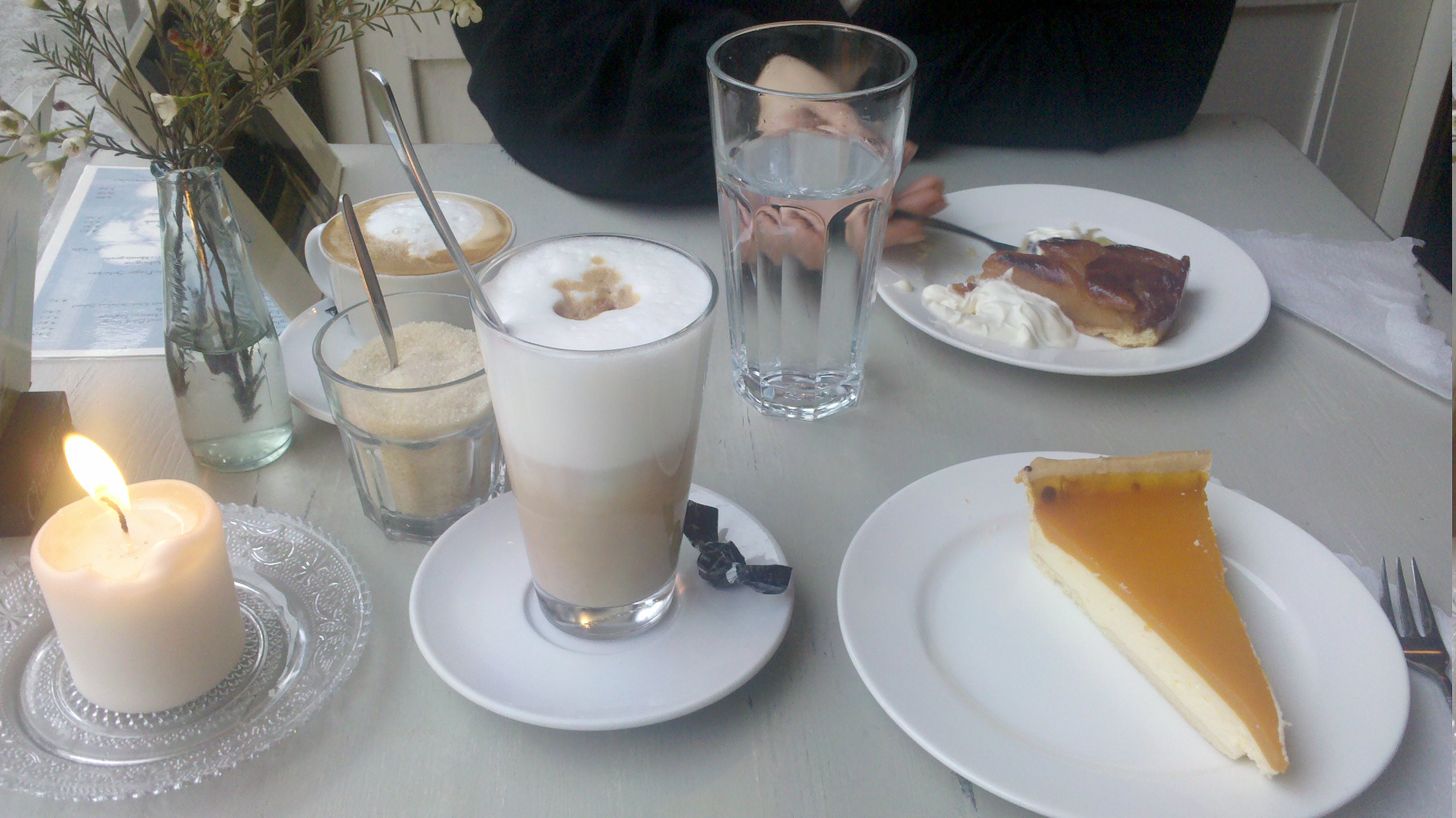 Leckere Cafes und selbstgemachte Kuchen!