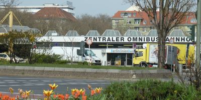 ZOB Berlin (Zentraler Omnibusbahnhof, Bus-Bahnhof) in Berlin