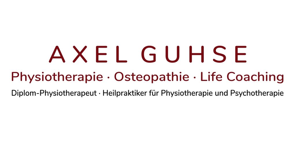 Nutzerfoto 5 Guhse Axel Diplom-Physiotherapeut (Bc. NL)
