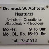 Achtelik, Wolfgang Dr. med. in Lübeck