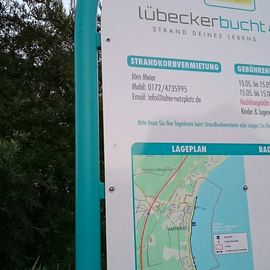 Strandkorbvermietung Alter Netzplatz in Haffkrug Gemeinde Scharbeutz