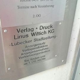 Verlag + Druck Linus Wittich KG in Lübeck