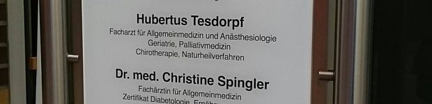 Bild zu Tesdorpf, H., Brüwer, J. und Spingler, C. Dr. Allgem. Mediziner, Internist u. Naturheilverfahren