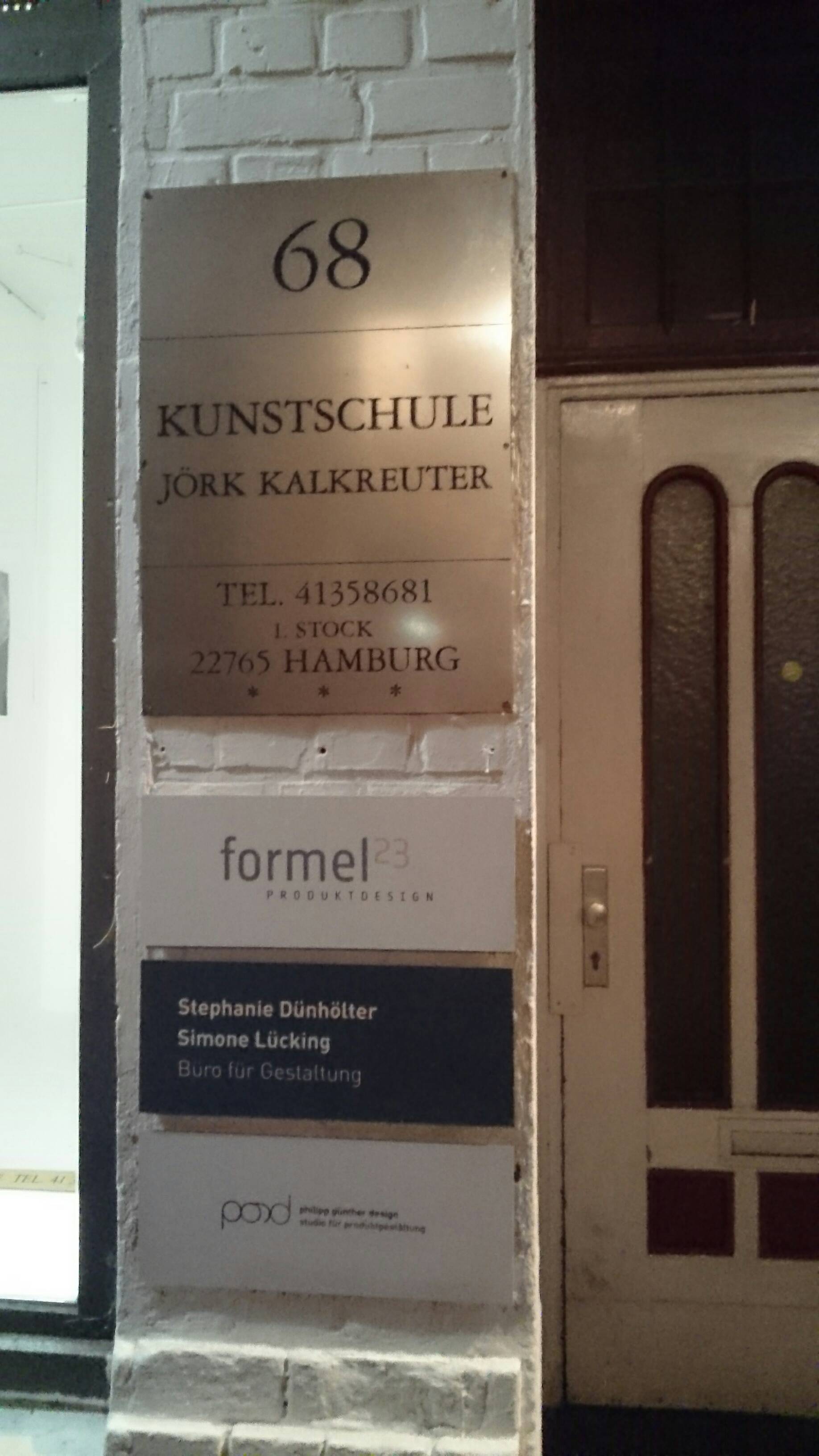 Bild 1 Kalkreuter Jörk Kunstschule in Hamburg