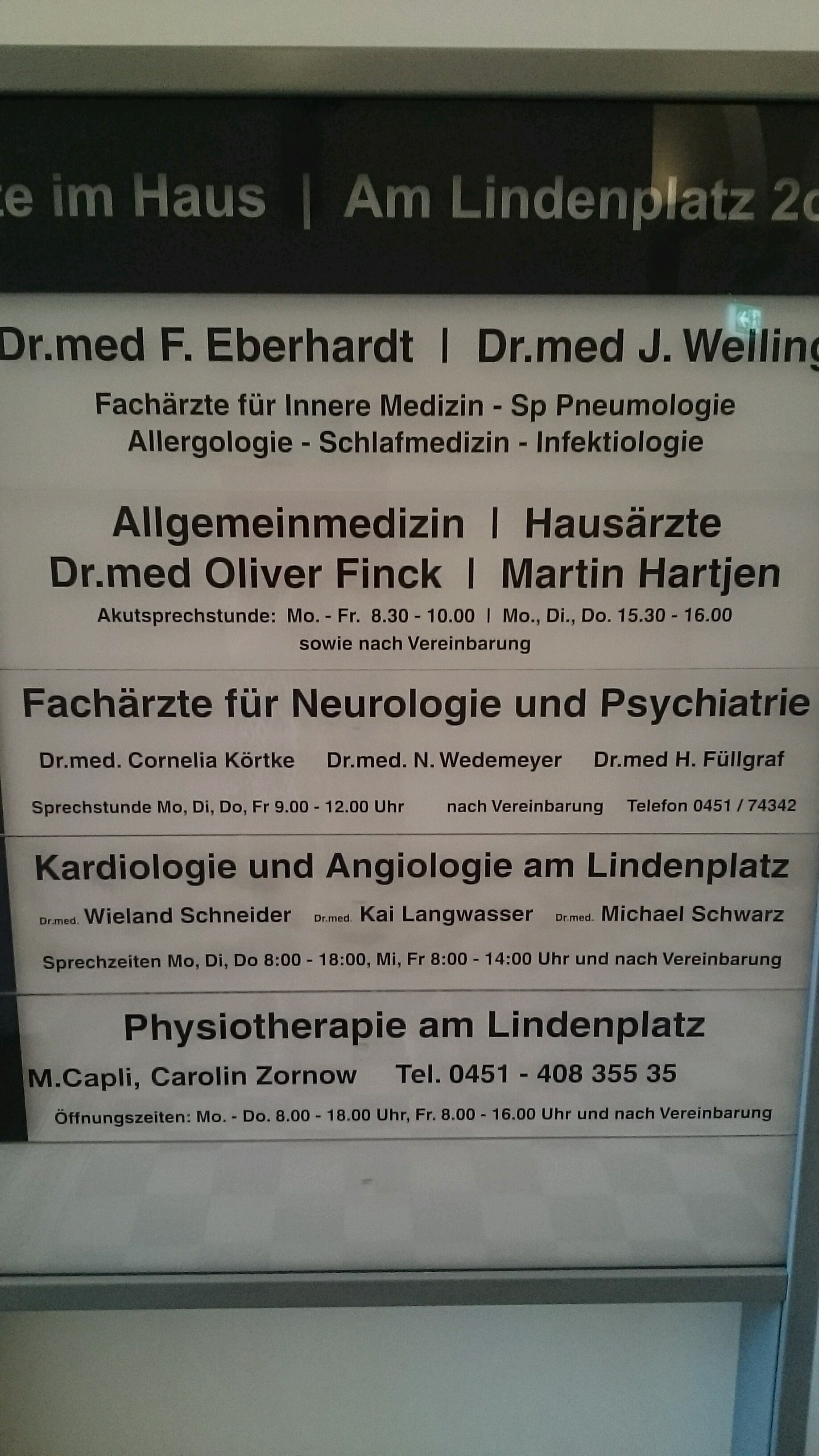 Bild 1 Physiotherapie Am Lindenplatz in Lübeck