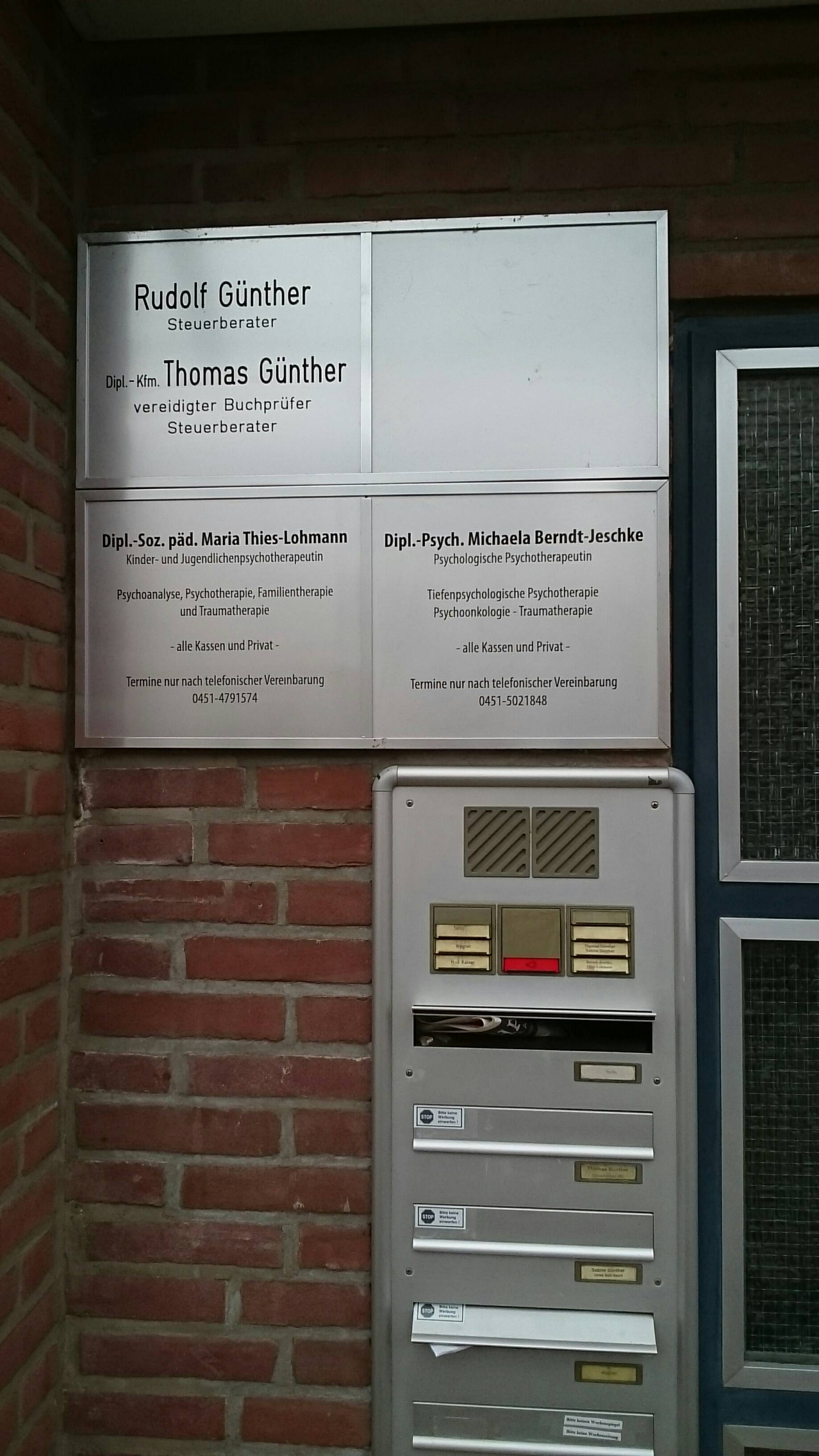 Bild 1 Günther in Lübeck