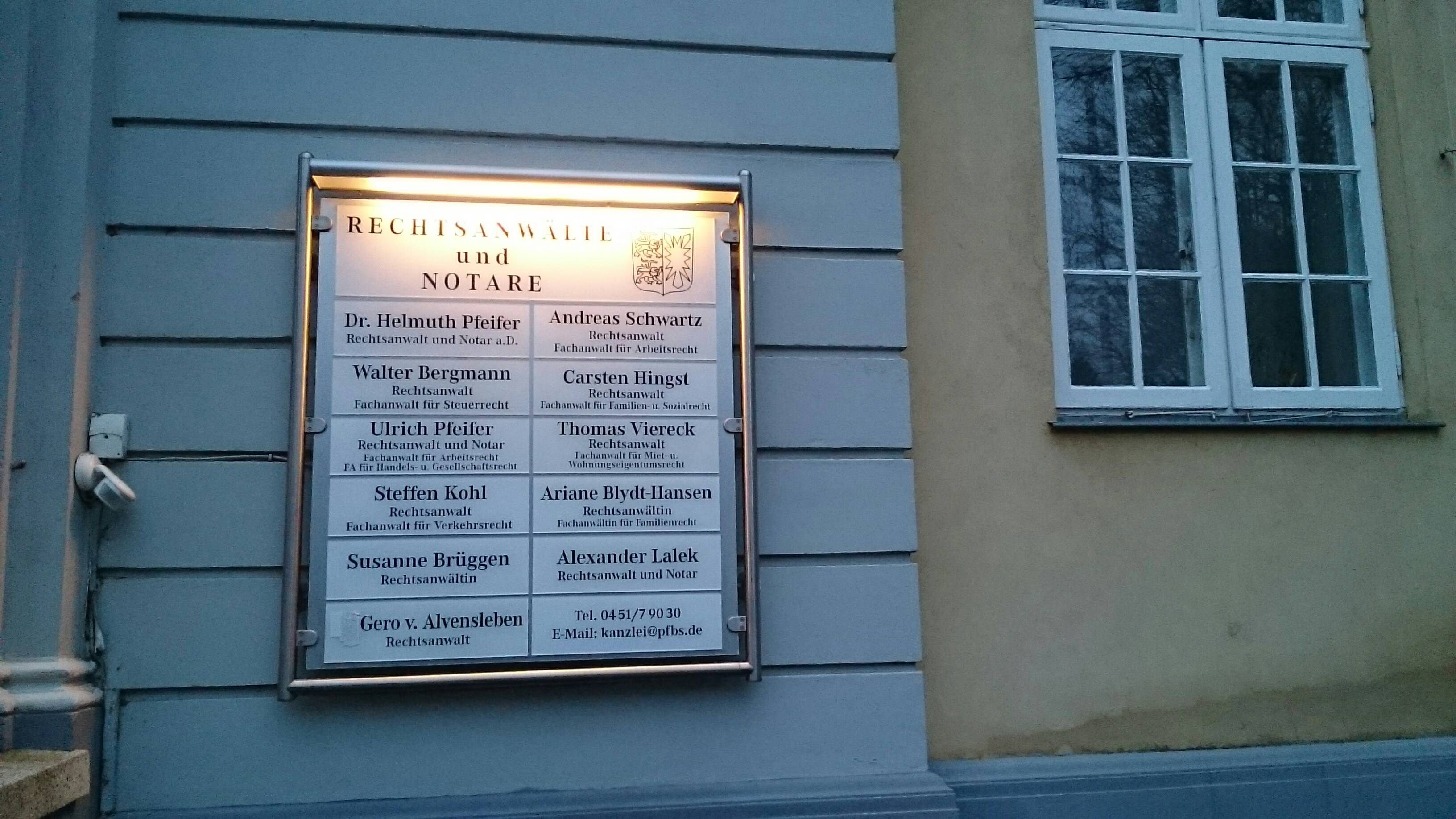 Bild 3 Pfeifer Dr., Faust, Bergmann, Schwartz und Kollegen in Lübeck