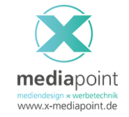Logo von X-mediapoint Ihre Agentur für Mediendesign und Werbetechnik in Enzberg Gemeinde Mühlacker