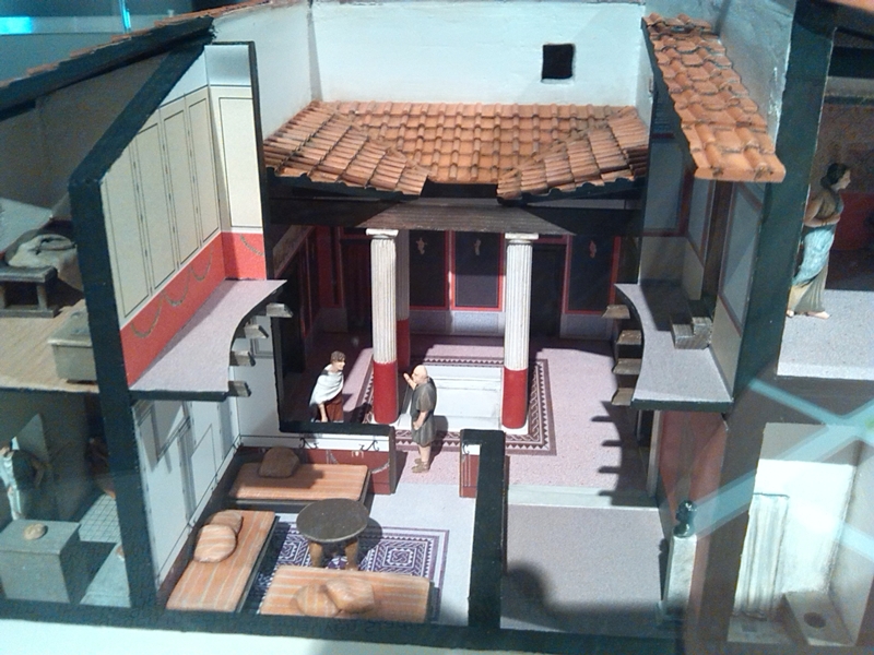 römisches Atriumhaus (Modell)