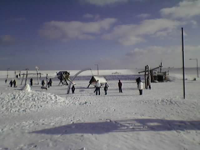 Nordseestrand im Winter